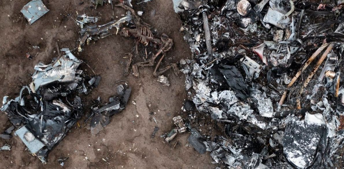 Погибший российский оккупант